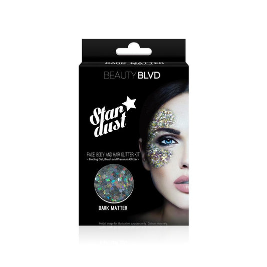 Beauty Blvd Dark Matter

STARDUST FACE, BODY AND HAIR GLITTER KIT